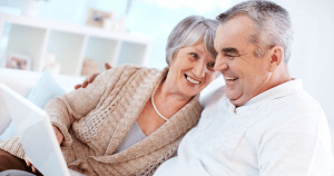 Happy Old Couple